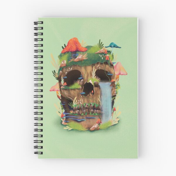 Item preview, Enchanted Skull Illustration designed and sold by Brownflower28.