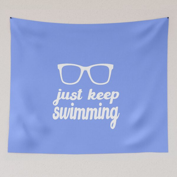 Item preview, guard swim shirt, Just Keep Swiming designed and sold by AMZIL-ZA.