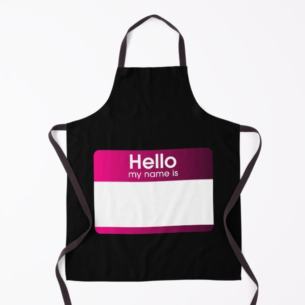 Item preview, Hot Pink Gradient Blank Name Tag Hello My Name Is Label  designed and sold by everything4eva.