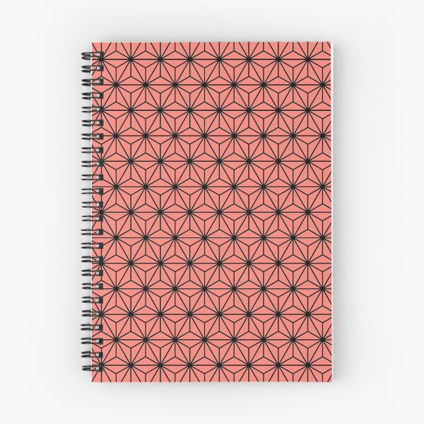 Item preview, Salmon Asanoha - Japanese Traditional Pattern designed and sold by KinitaDesign.