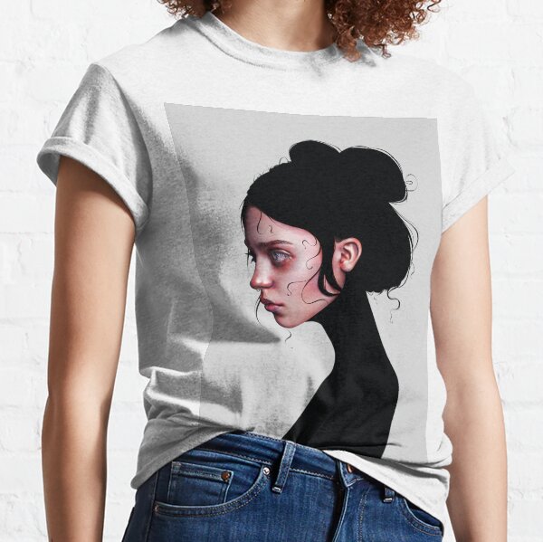 The Staring Girl Classic T-Shirt