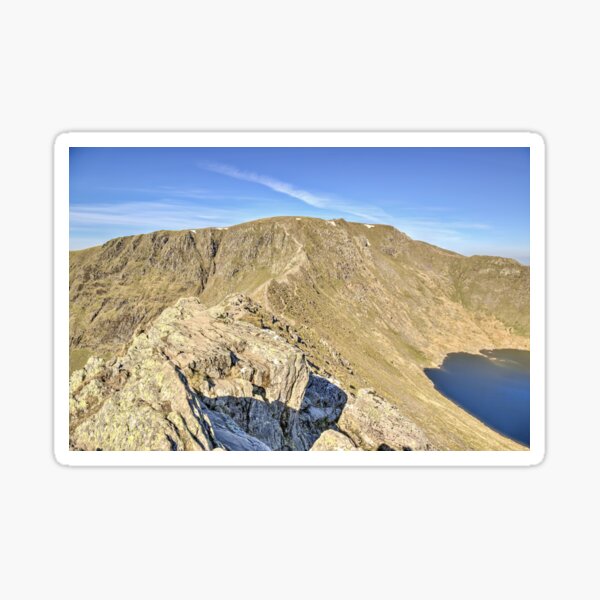 Helvellyn From Striding Edge Sticker