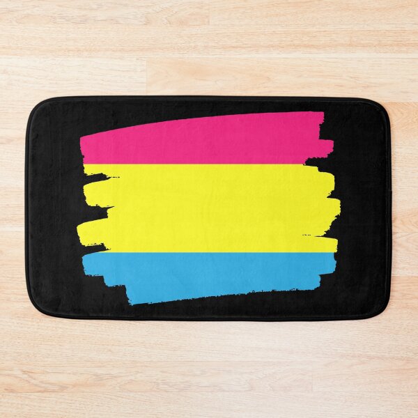 Item preview, Rough Painted Pansexual Flag - Stand Proud Collection designed and sold by Trinket-Trickster.