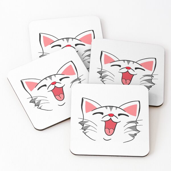 Item preview, Cute cat with red nose designed and sold by Mixture-DESIGN.