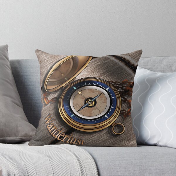 Item preview, Opened Pocket Nautical Compass: Wanderlust  designed and sold by iduzarts.