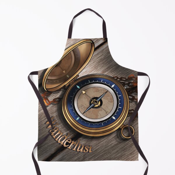 Item preview, Opened Pocket Nautical Compass: Wanderlust  designed and sold by iduzarts.