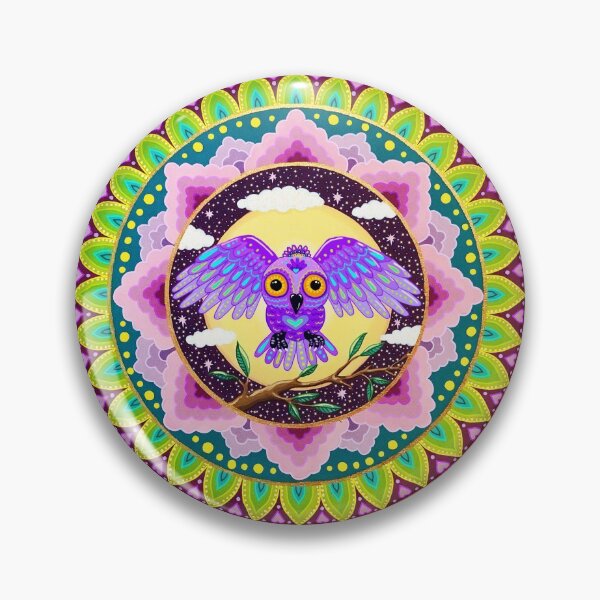 Item preview, Magical Owl Mandala designed and sold by Soozie Wray.