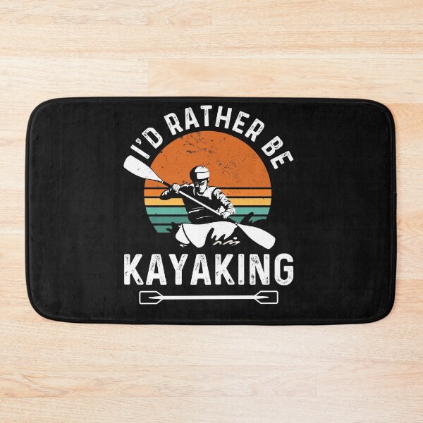 Item preview, Retro I'D Rather Be Kayaking Kanuing Canoeing  designed and sold by thomash2.