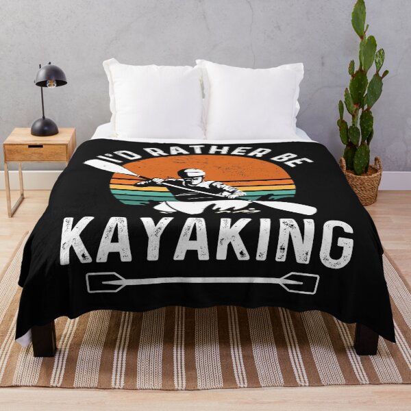 Item preview, Retro I'D Rather Be Kayaking Kanuing Canoeing designed and sold by thomash2.