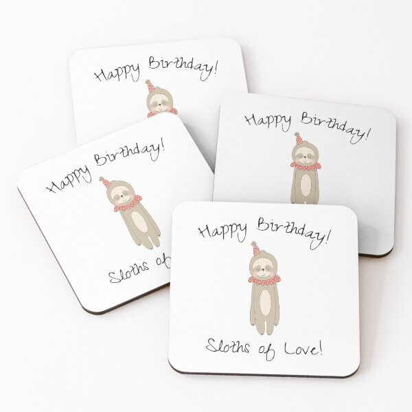 Item preview, Birthday Sloth designed and sold by hashnan21.