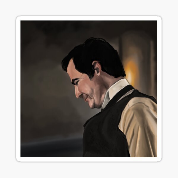 Aperçu de l'œuvre Dracula souriant - Claes Bang créée et vendue par Dracula Fan Art.