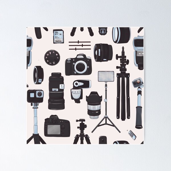 Item preview, Vintage Camera photography film movie print designed and sold by Milatoo.