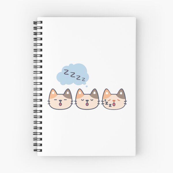 Item preview, Sleepytime Cute Sleeping Bobtail Cat Caras soñolientas designed and sold by Le Moonie.