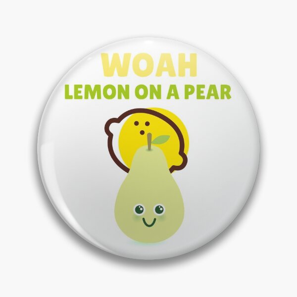 Item preview, Lemon On A Pear designed and sold by ThinkAndReflect.