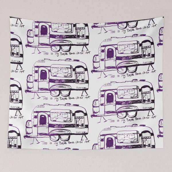 Item preview, gypsy caravan roma supreme hand drawn,sticker ,card designed and sold by amy greaves.