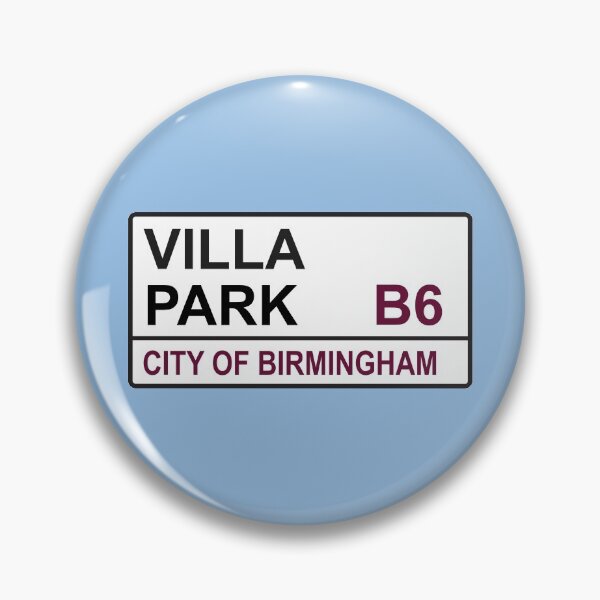 Item preview, Birmingham Aston Football Team Villa Park Trinity Road Street Sign designed and sold by DelfDesign.