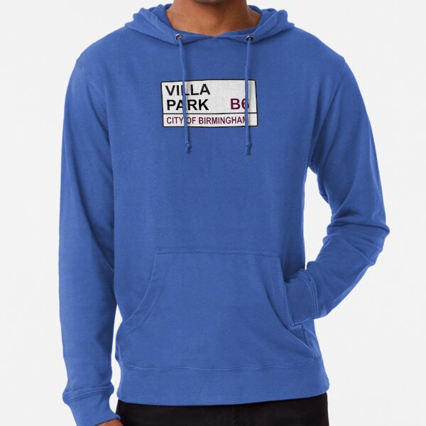 Birmingham Aston Football Team Villa Park Trinity Road Street Sign Lightweight Hoodie