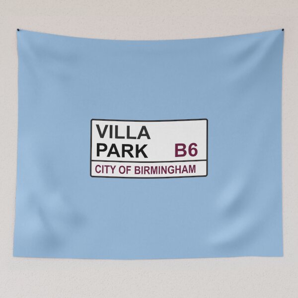 Item preview, Birmingham Aston Football Team Villa Park Trinity Road Street Sign designed and sold by DelfDesign.