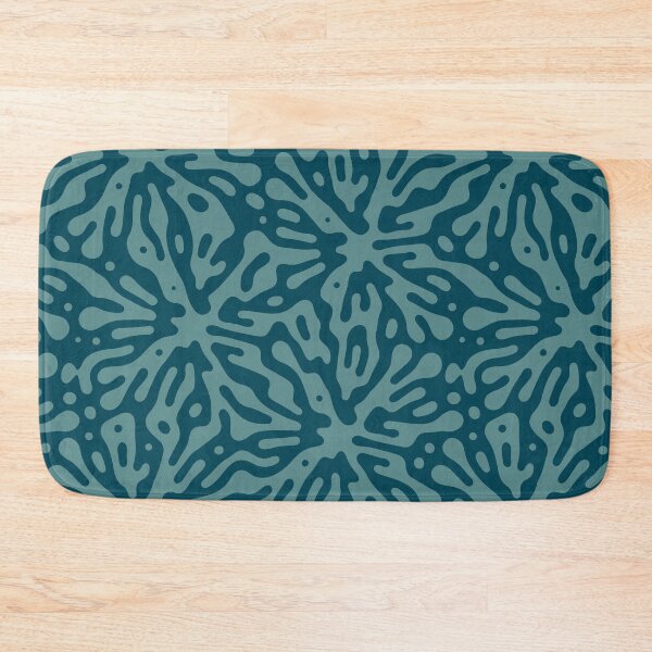 Item preview, Organic Matter, Abstract Pattern in Dark Teal designed and sold by meggydesigns.