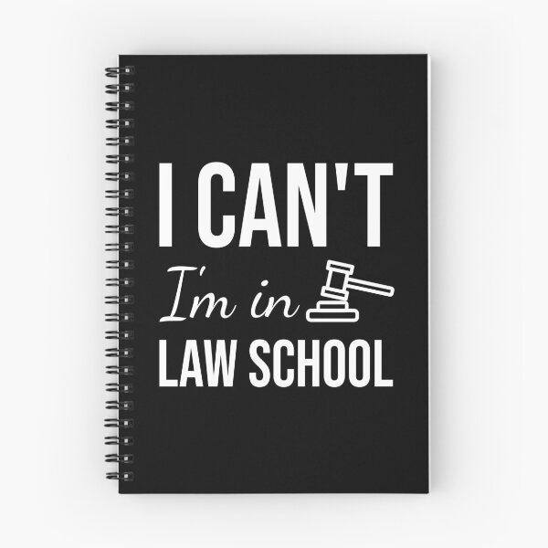 Item preview, I Can't I'm In Law School, Funny Gift for Law Student designed and sold by Shop signer.