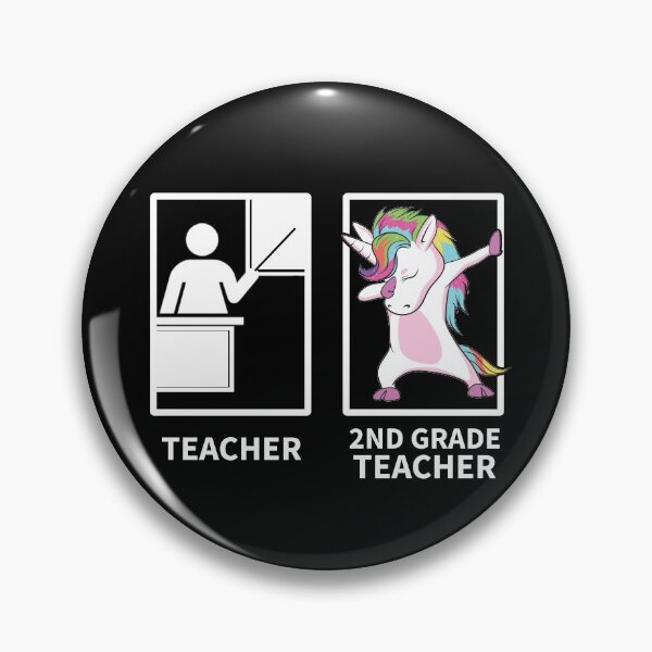 Artikelvorschau, Eintupfen des Einhörers des Lehrers der zweiten Klasse entworfen und verkauft von designeclipse.