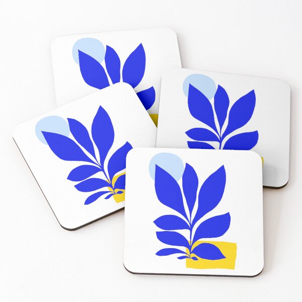 Item preview, Tropical Blue & Yellow Matisse collage 1 designed and sold by Dominiquevari.