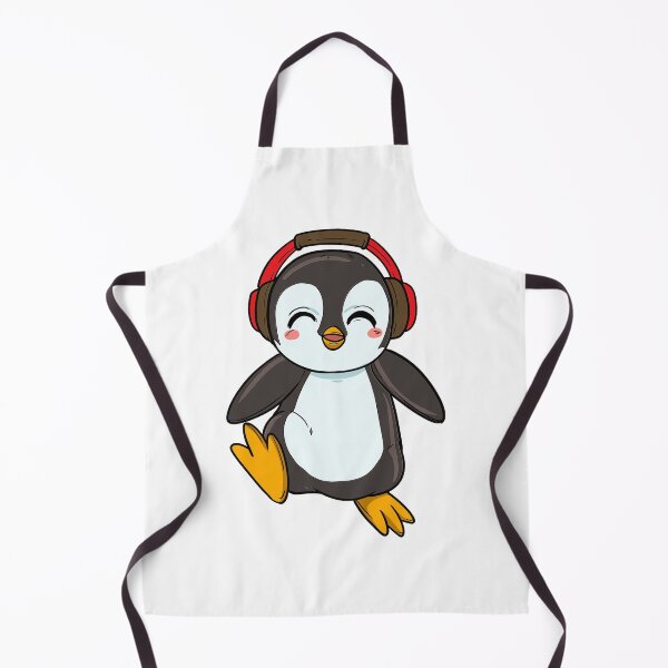 Item preview, Dancing Penguin with Headphones designed and sold by shirtbubble.