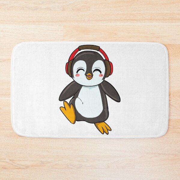 Item preview, Dancing Penguin with Headphones designed and sold by shirtbubble.