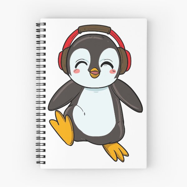 Item preview, Dancing Penguin with Headphones designed and sold by shirtbubble.