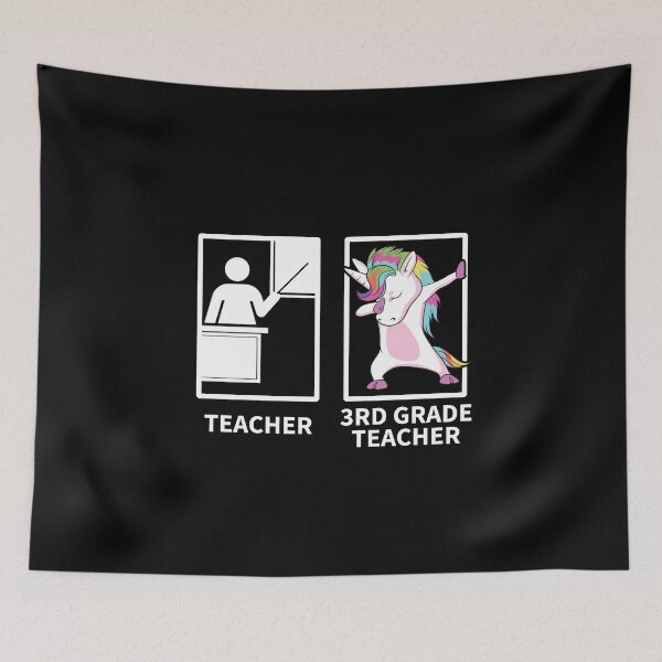 Item preview, Dabbing Third Grade Teacher Unicorn designed and sold by designeclipse.