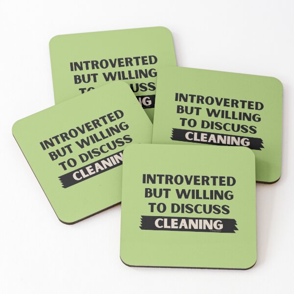 Item preview, Introverted But Willing to Discuss Cleaning designed and sold by SavvyCleaner.