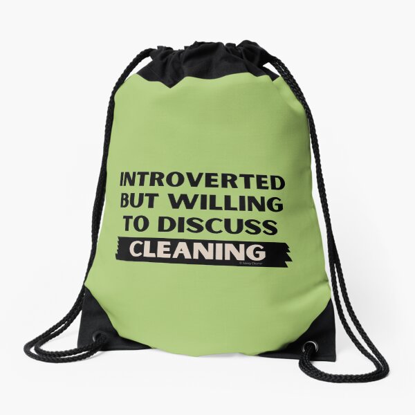 Item preview, Introverted But Willing to Discuss Cleaning designed and sold by SavvyCleaner.