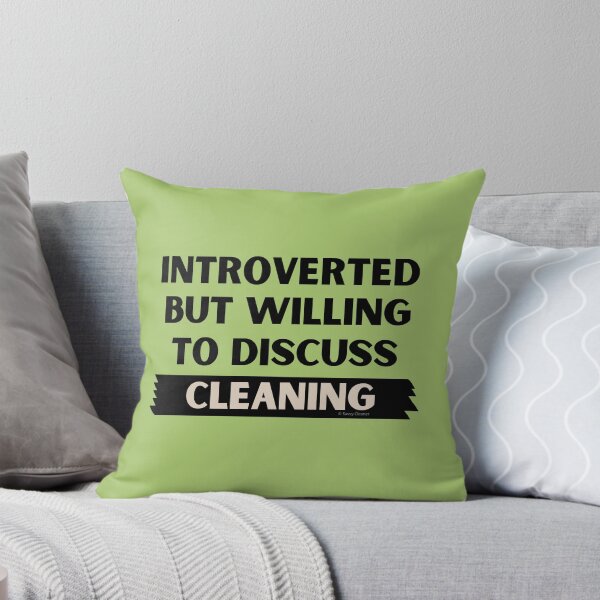 Item preview, Introverted But Willing to Discuss Cleaning designed and sold by SavvyCleaner.