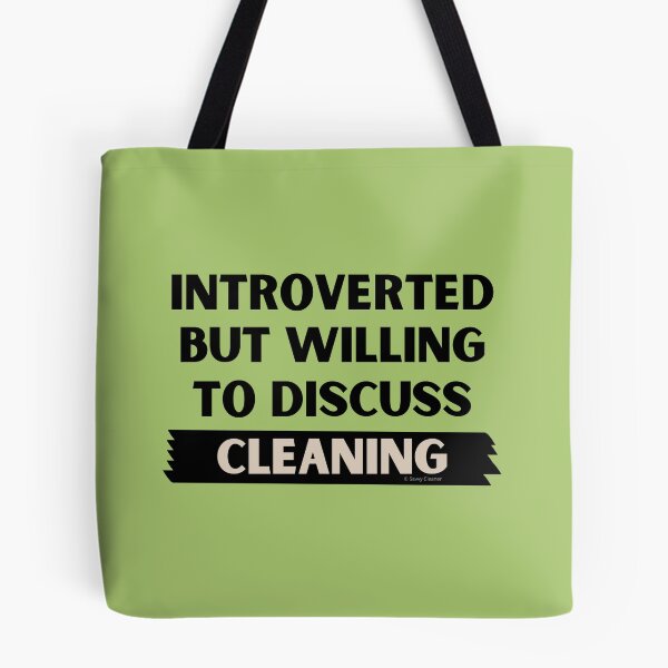 Item preview, Introverted But Willing to Discuss Cleaning designed and sold by SavvyCleaner.