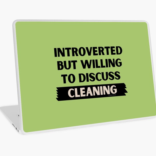 Item preview, Introverted But Willing to Discuss Cleaning designed and sold by SavvyCleaner.