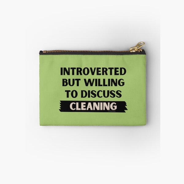 Item preview, Introverted But Willing to Discuss Cleaning designed and sold by SavvyCleaner.
