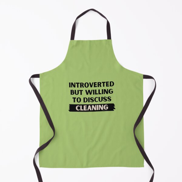 Item preview, Introverted But Willing to Discuss Cleaning designed and sold by SavvyCleaner.