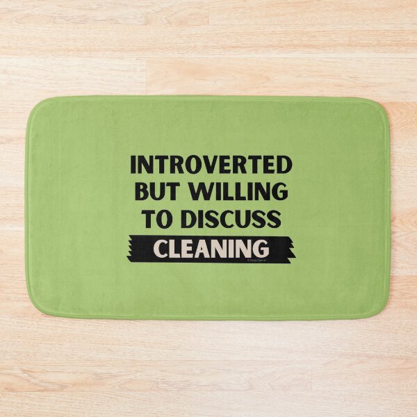Item preview, Introverted But Willing to Discuss Cleaning designed and sold by SavvyCleaner.