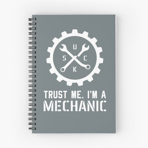 Item preview, S.U.C.K - Trust me, I'm a Mechanic - in white designed and sold by knappidesign.
