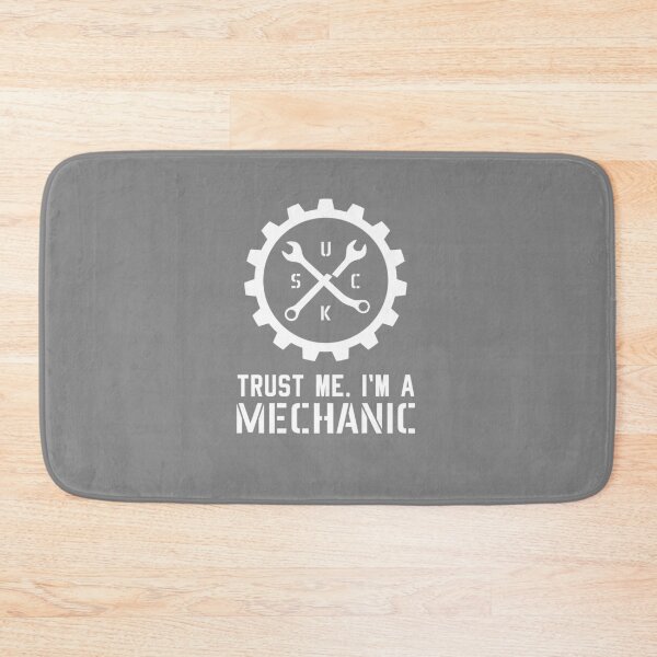Item preview, S.U.C.K - Trust me, I'm a Mechanic - in white designed and sold by knappidesign.
