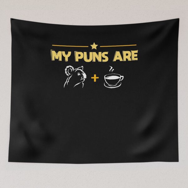 Item preview, My puns are koala tea designed and sold by shirtbubble.