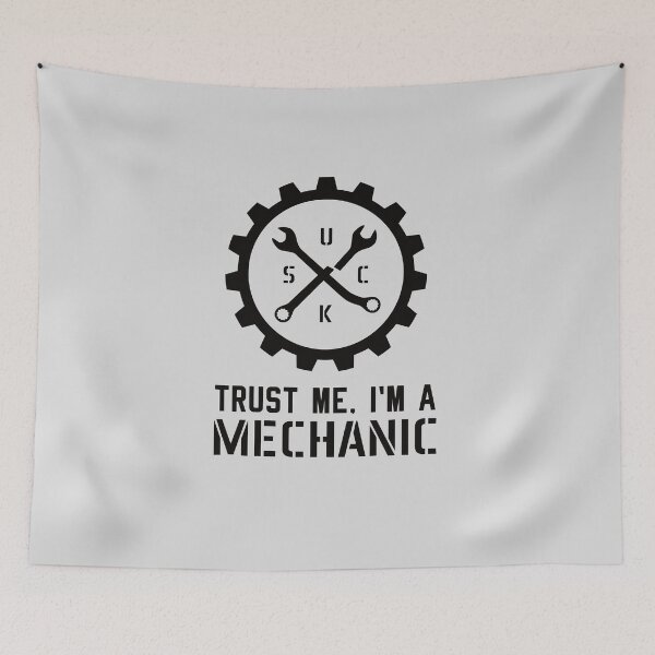 Item preview, S.U.C.K - Trust me, I'm a Mechanic - professional humour designed and sold by knappidesign.