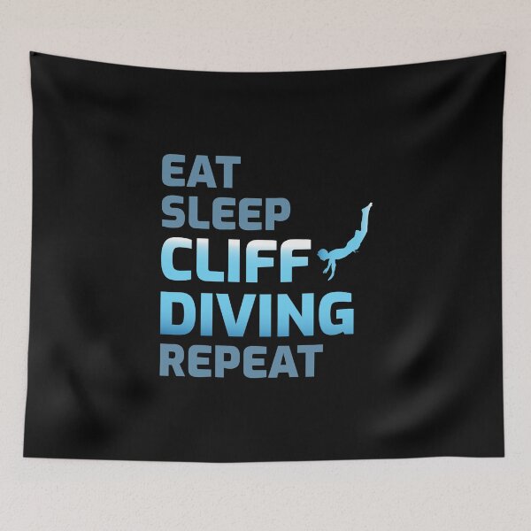 Item preview, Cliff Diving Tombstoning Base Jumping Extreme Sports Funny designed and sold by CuteDesigns1.