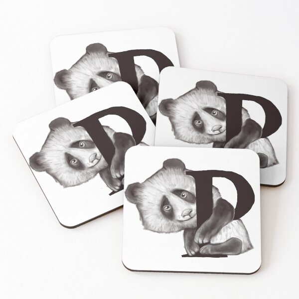 Item preview, P panda designed and sold by miarsmoller.