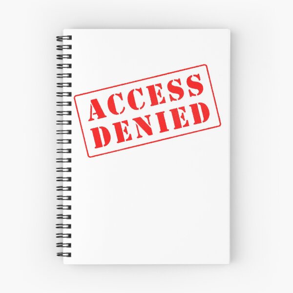 Item preview, Access Denied red stamp tilted designed and sold by svanaerschot.