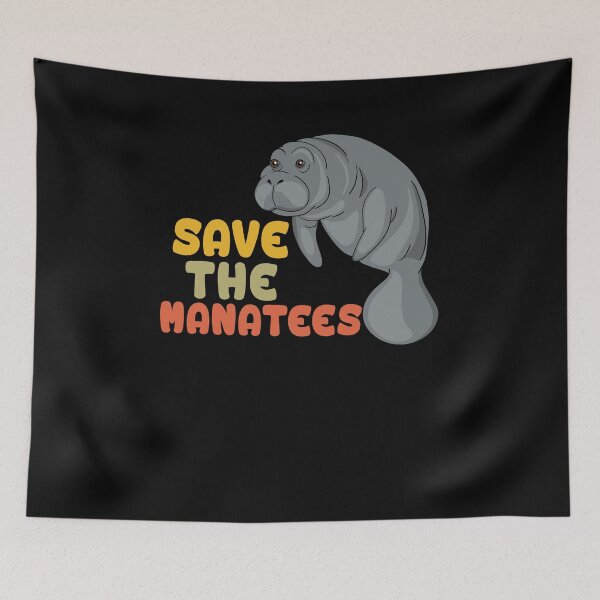 Item preview, Save the Manatees designed and sold by shirtbubble.
