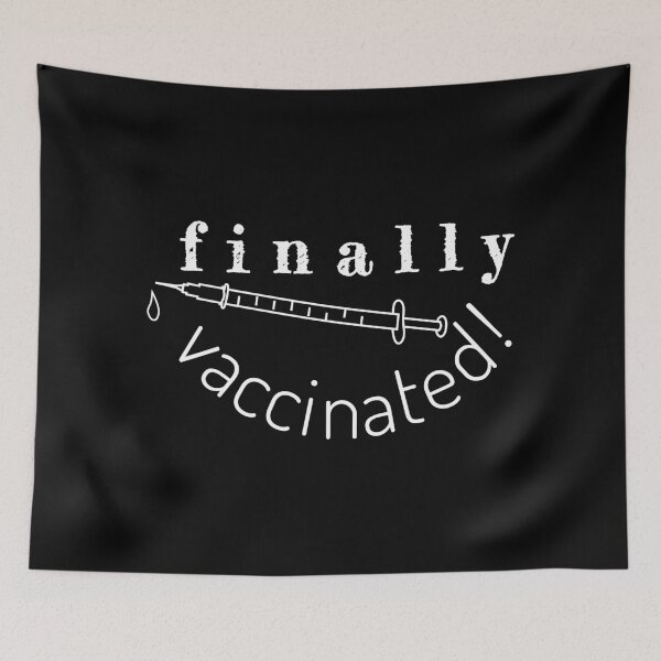 Item preview, Finally Vaccinated Celebration designed and sold by KittyPolka.