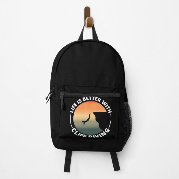 Item preview, Cliff Diving Tombstoning Base Jumping Extreme Sports Funny designed and sold by CuteDesigns1.