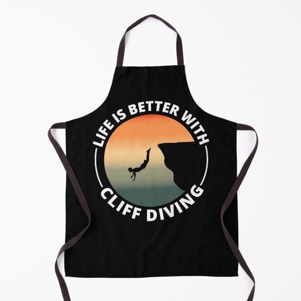 Item preview, Cliff Diving Tombstoning Base Jumping Extreme Sports Funny designed and sold by CuteDesigns1.