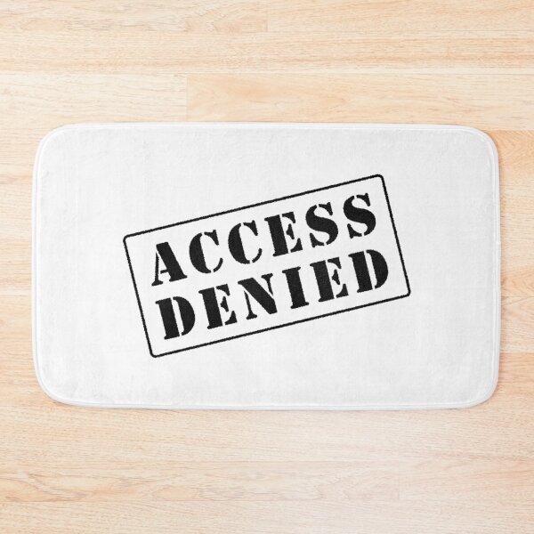 Item preview, Access Denied black stamp tilted designed and sold by svanaerschot.